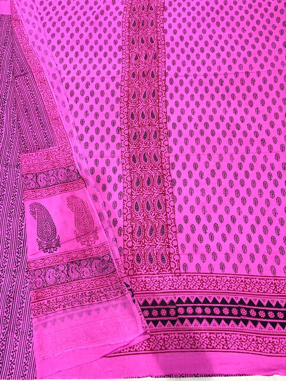 Baghprint Cotton Suit with Panel & Daman – Traditional Hand Block Print 3 Pc Suit — Piece 8